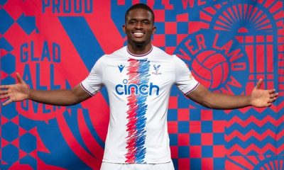 Cheick Doucoure in Palace Away Kit